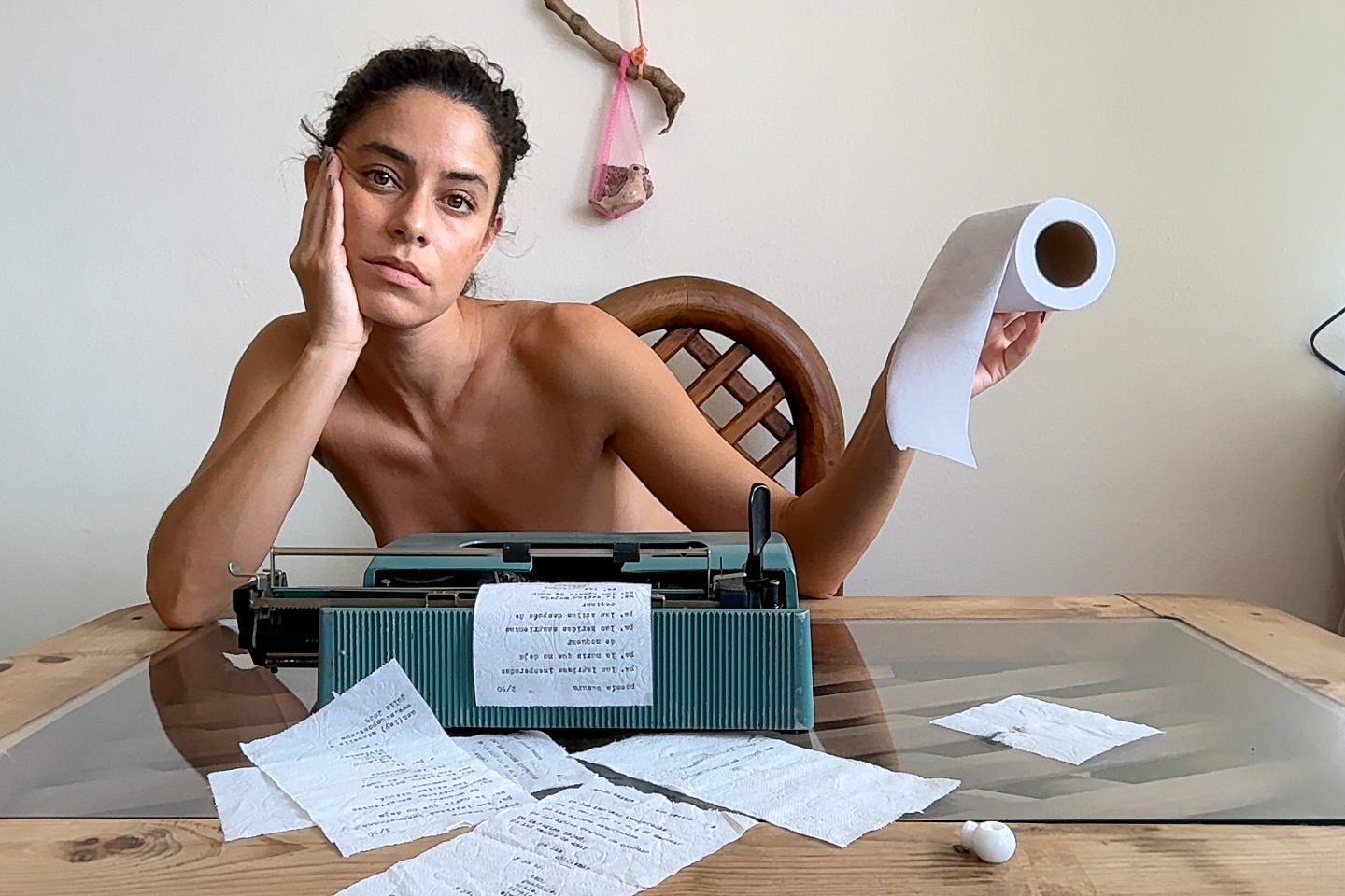 Toilet Paper Trash Poems — process